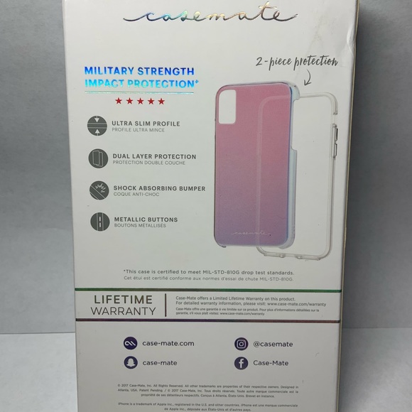 CaseMate Iridescent IPhone X/Xs case - Picture 2 of 4